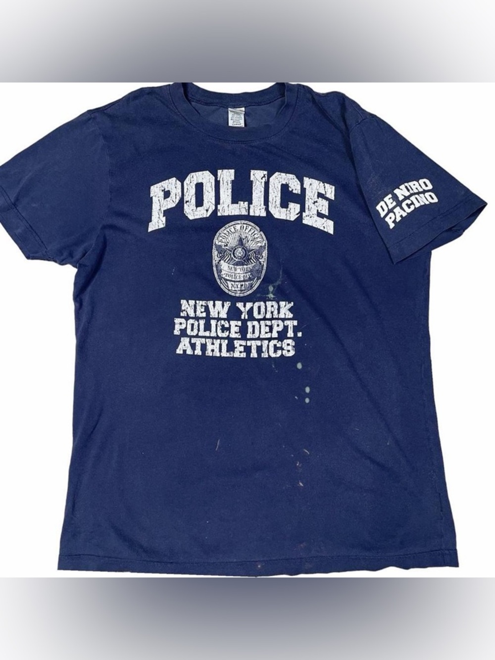 Y2K Thrashed NYPD T-shirt
